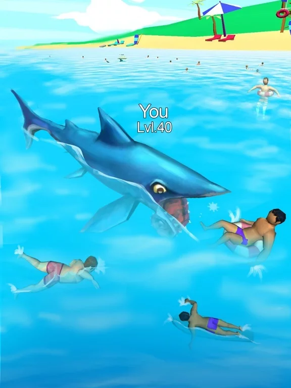 Изображение игры: Shark Attack Simulator-io game