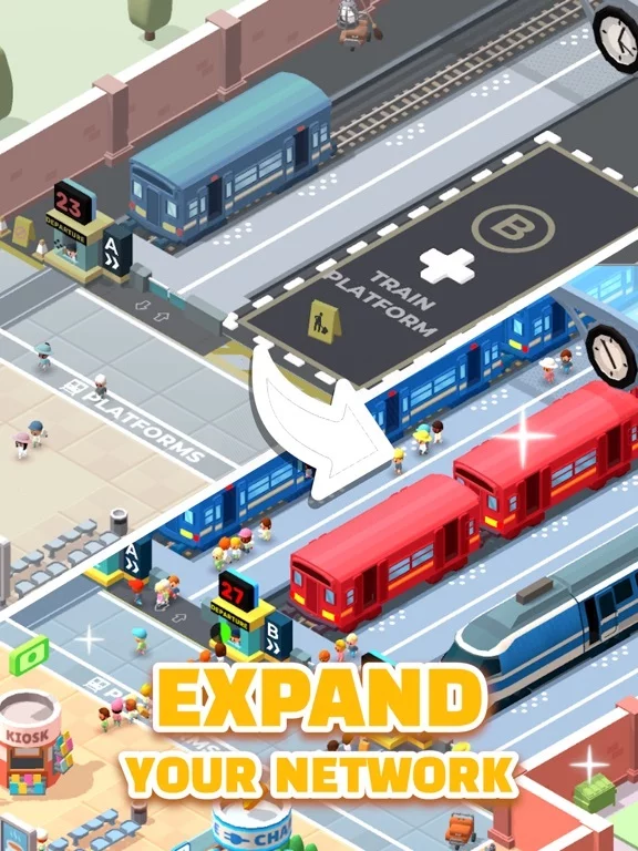 Изображение игры: Idle Train Station