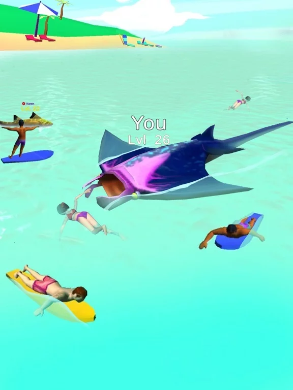Изображение игры: Shark Attack Simulator-io game
