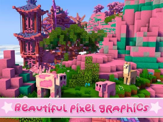 Изображение игры: Kawaii World - Craft and Build