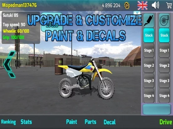 Изображение игры: Wheelie King 4 Online wheelie