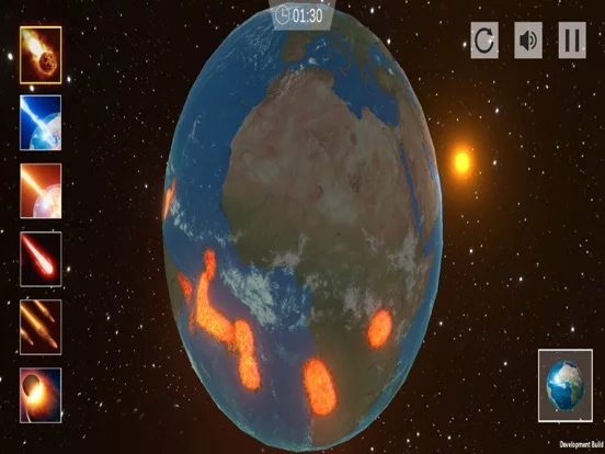 Изображение игры: Planet explosion simulator