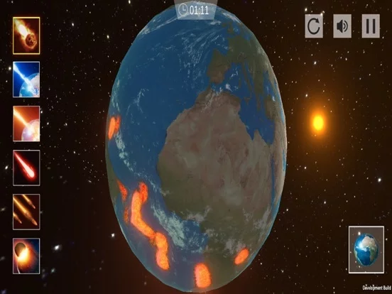 Изображение игры: Planet explosion simulator