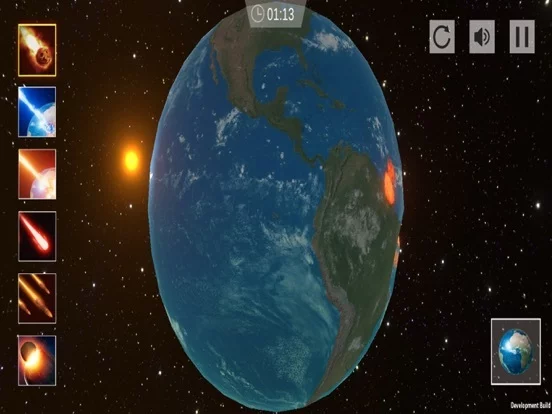 Изображение игры: Planet explosion simulator