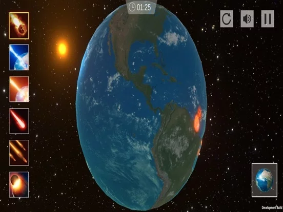 Изображение игры: Planet explosion simulator
