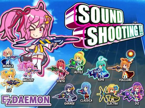Изображение игры: SOUND SHOOTING!! - RHYTHM STG