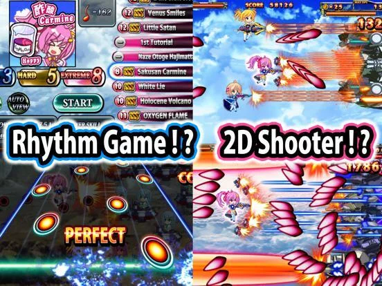 Изображение игры: SOUND SHOOTING!! - RHYTHM STG
