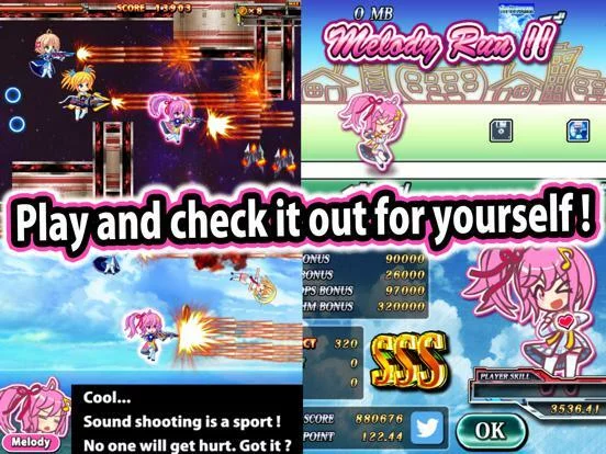 Изображение игры: SOUND SHOOTING!! - RHYTHM STG