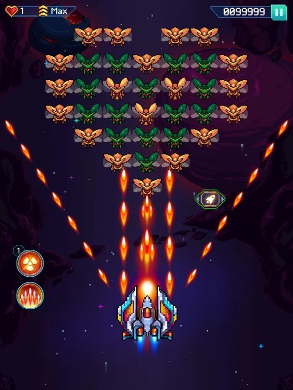 Изображение игры: Galaxiga - Classic 80s Arcade