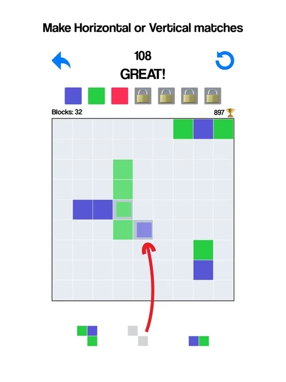 Изображение игры: Coloris: color matching puzzle