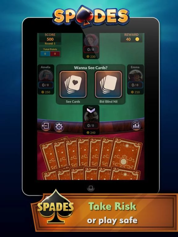 Изображение игры: Spades - Offline