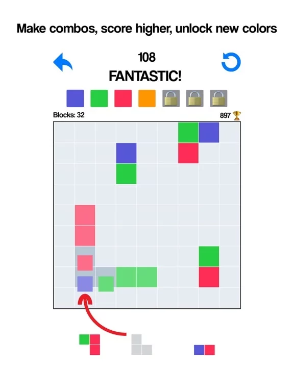 Изображение игры: Coloris: color matching puzzle