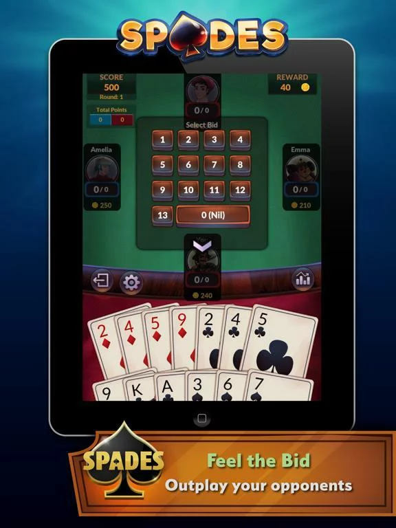 Изображение игры: Spades - Offline