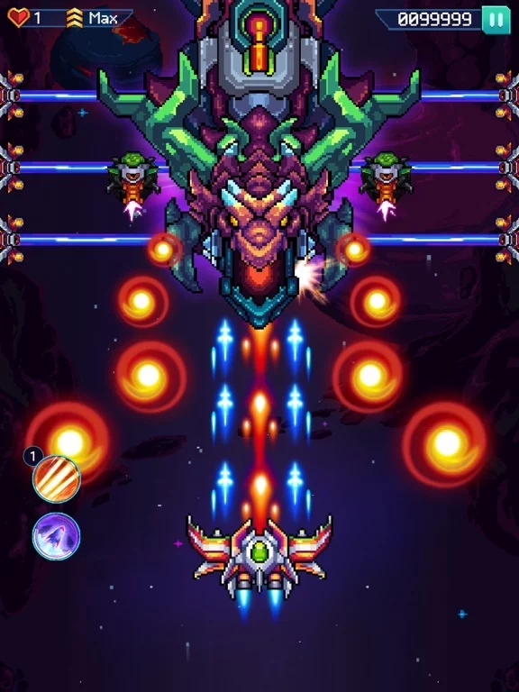 Изображение игры: Galaxiga - Classic 80s Arcade