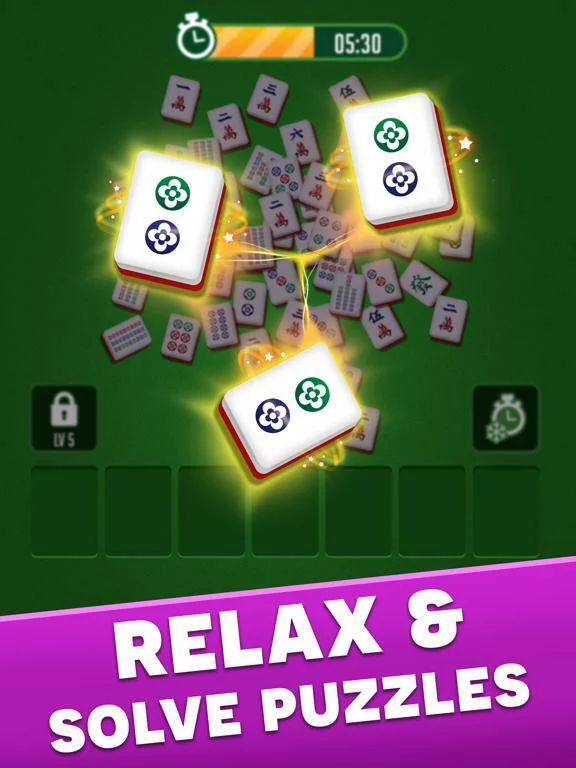 Изображение игры: Mahjong Triple 3D: Tile Match