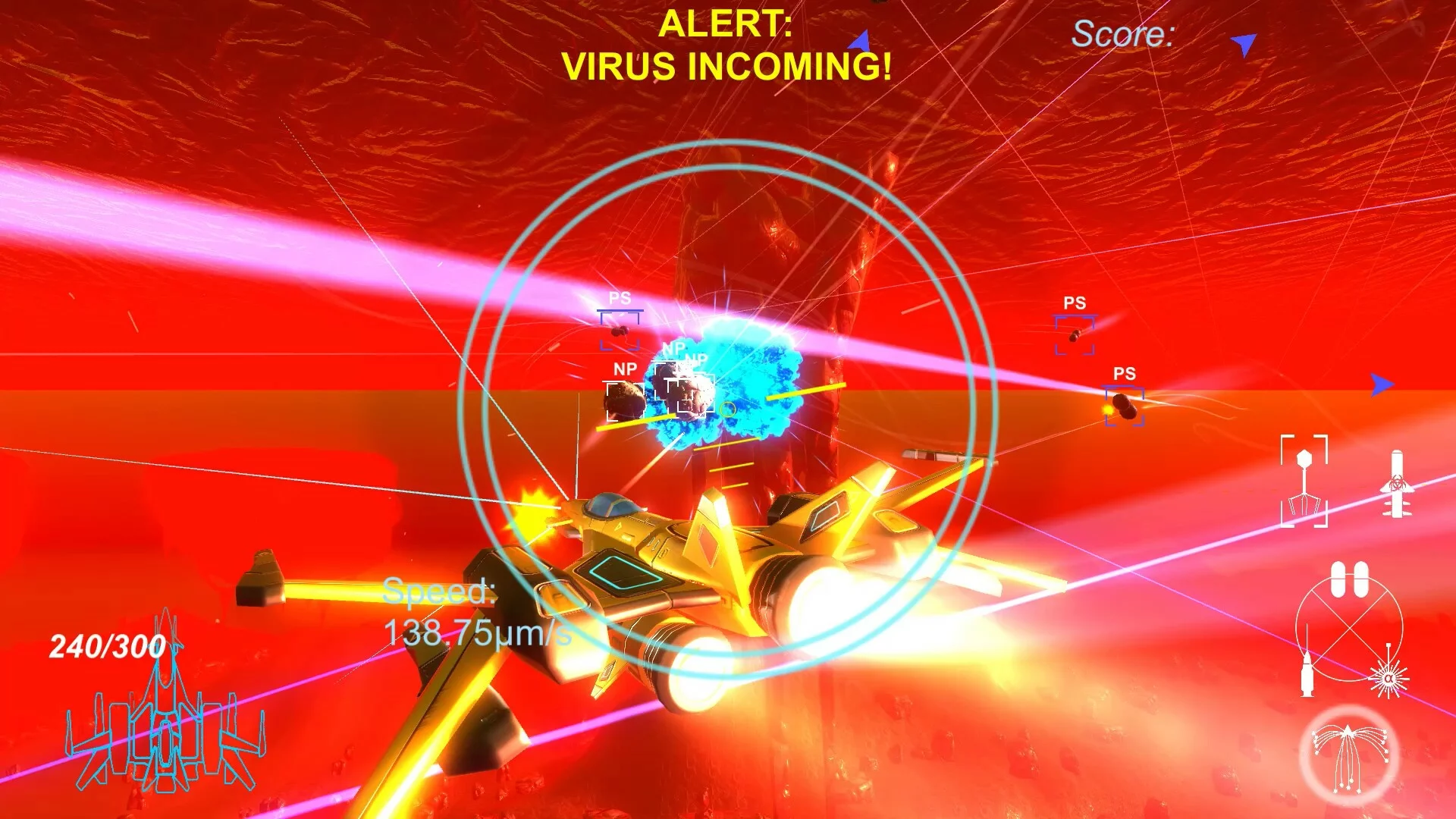 Изображение игры: Nano Fighter Anti Disease