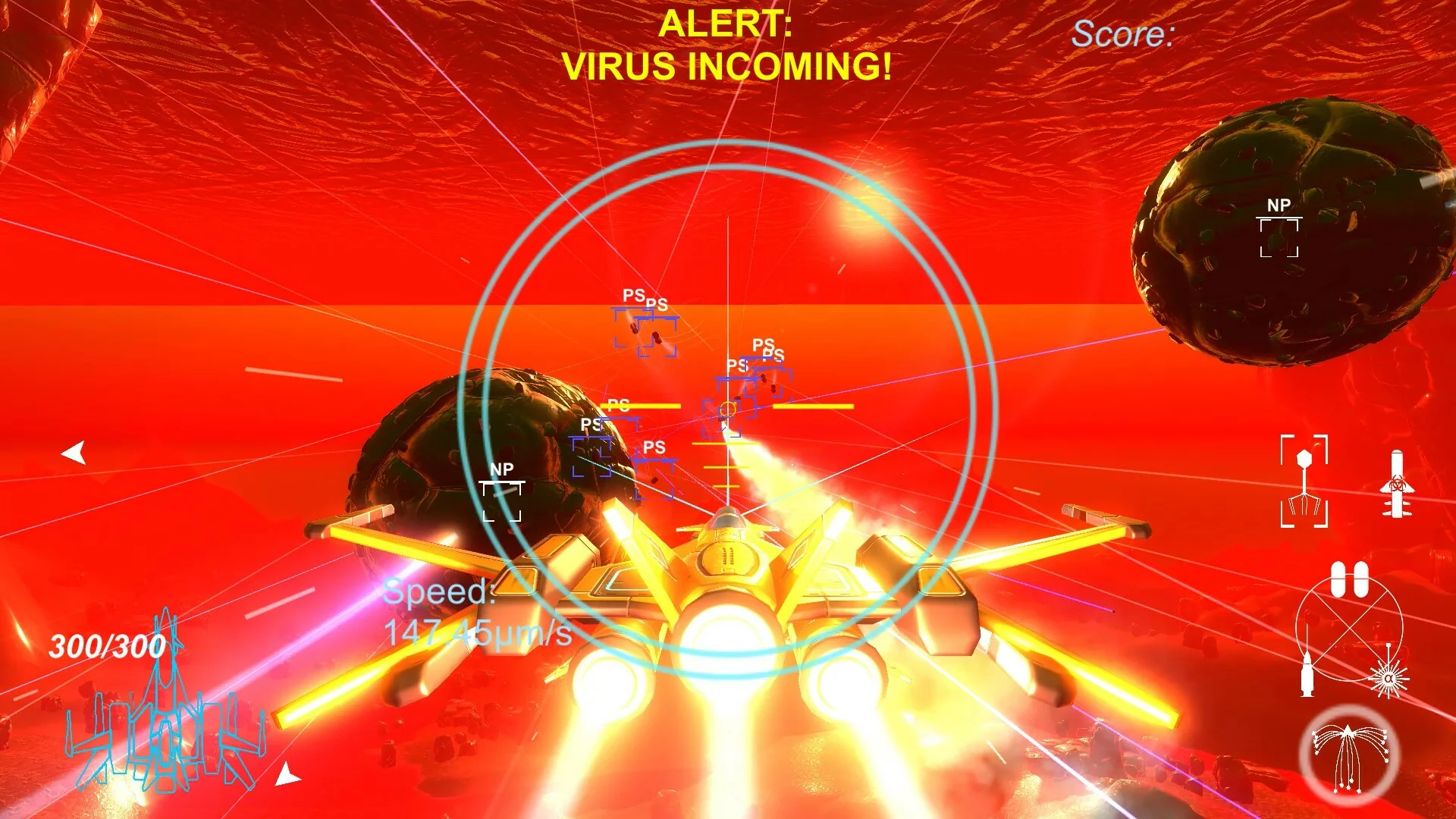 Изображение игры: Nano Fighter Anti Disease