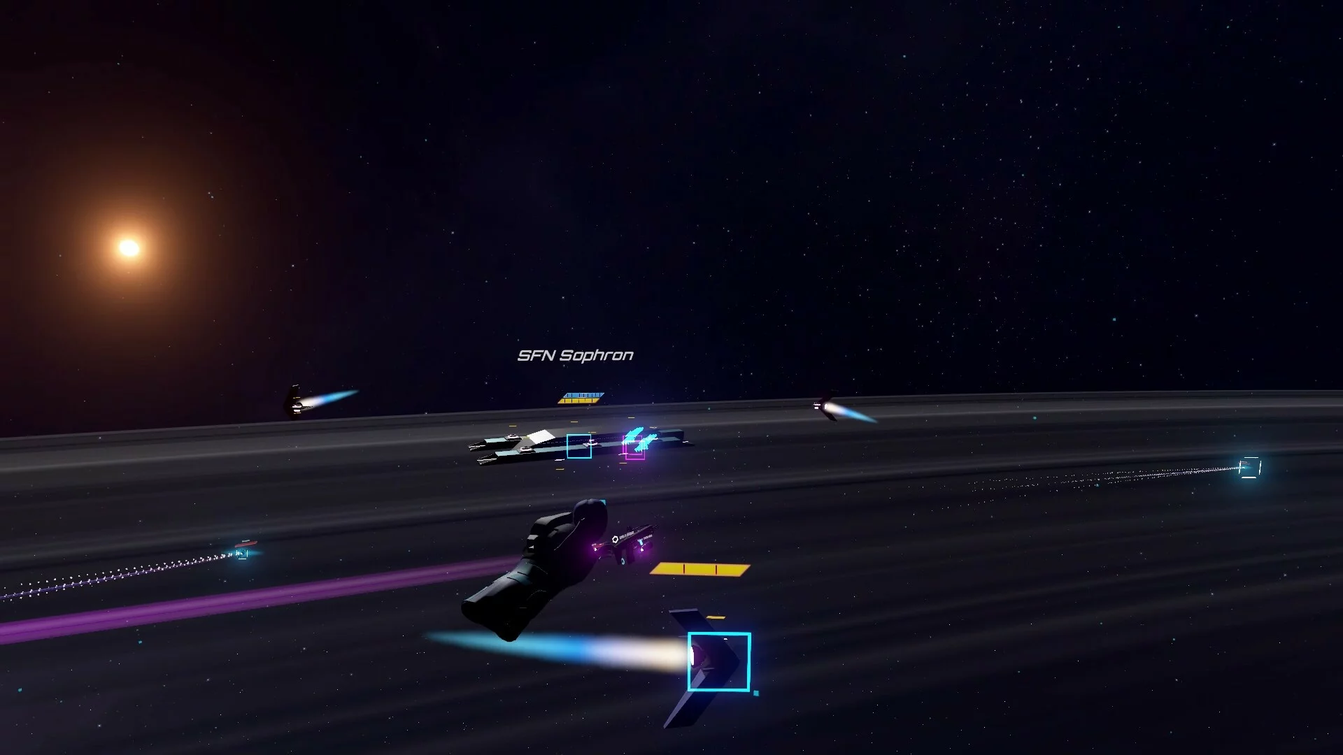 Изображение игры: Orbital Strike VR