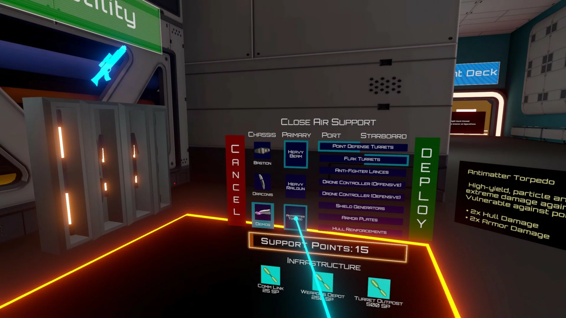 Изображение игры: Orbital Strike VR