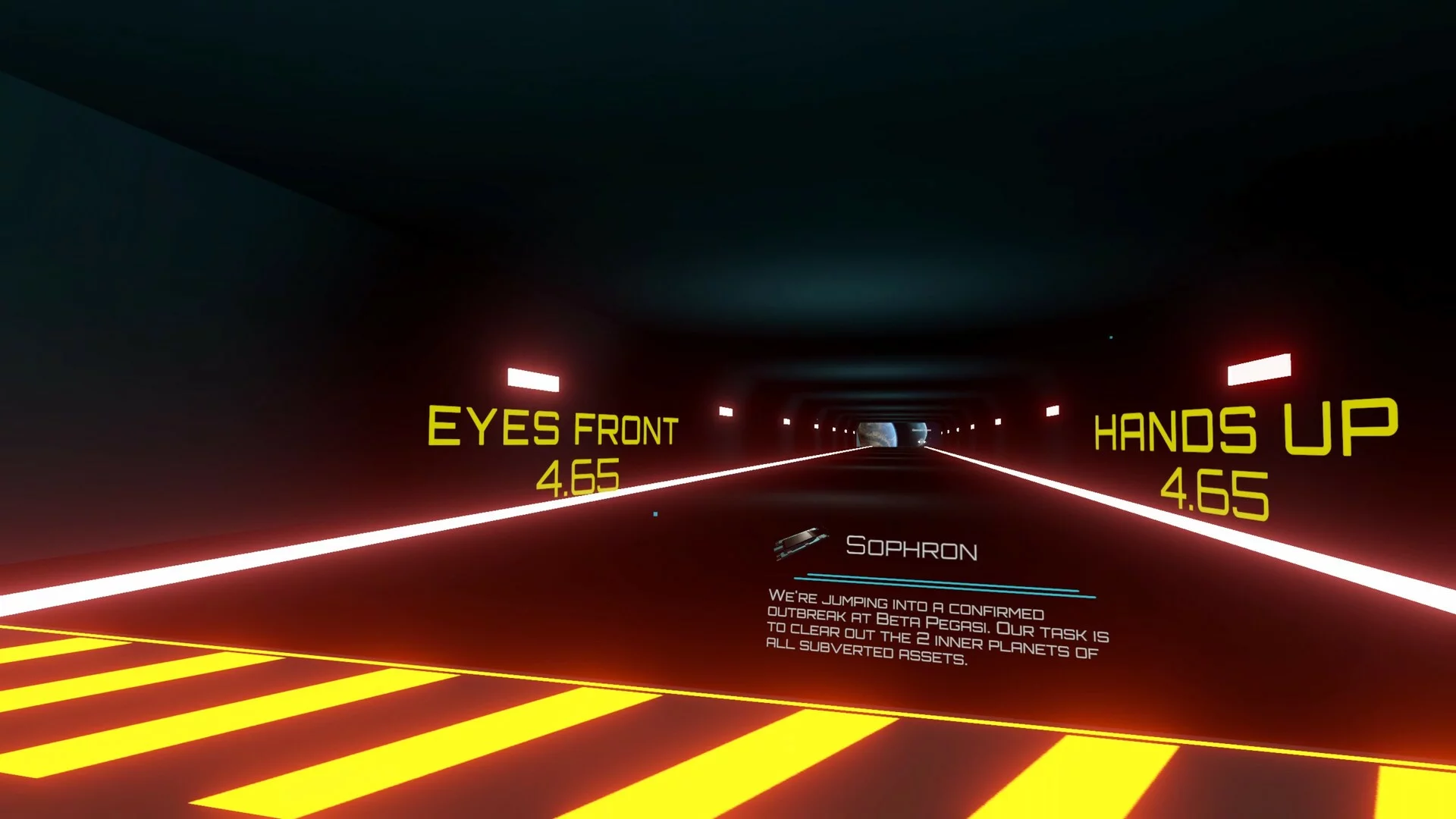 Изображение игры: Orbital Strike VR