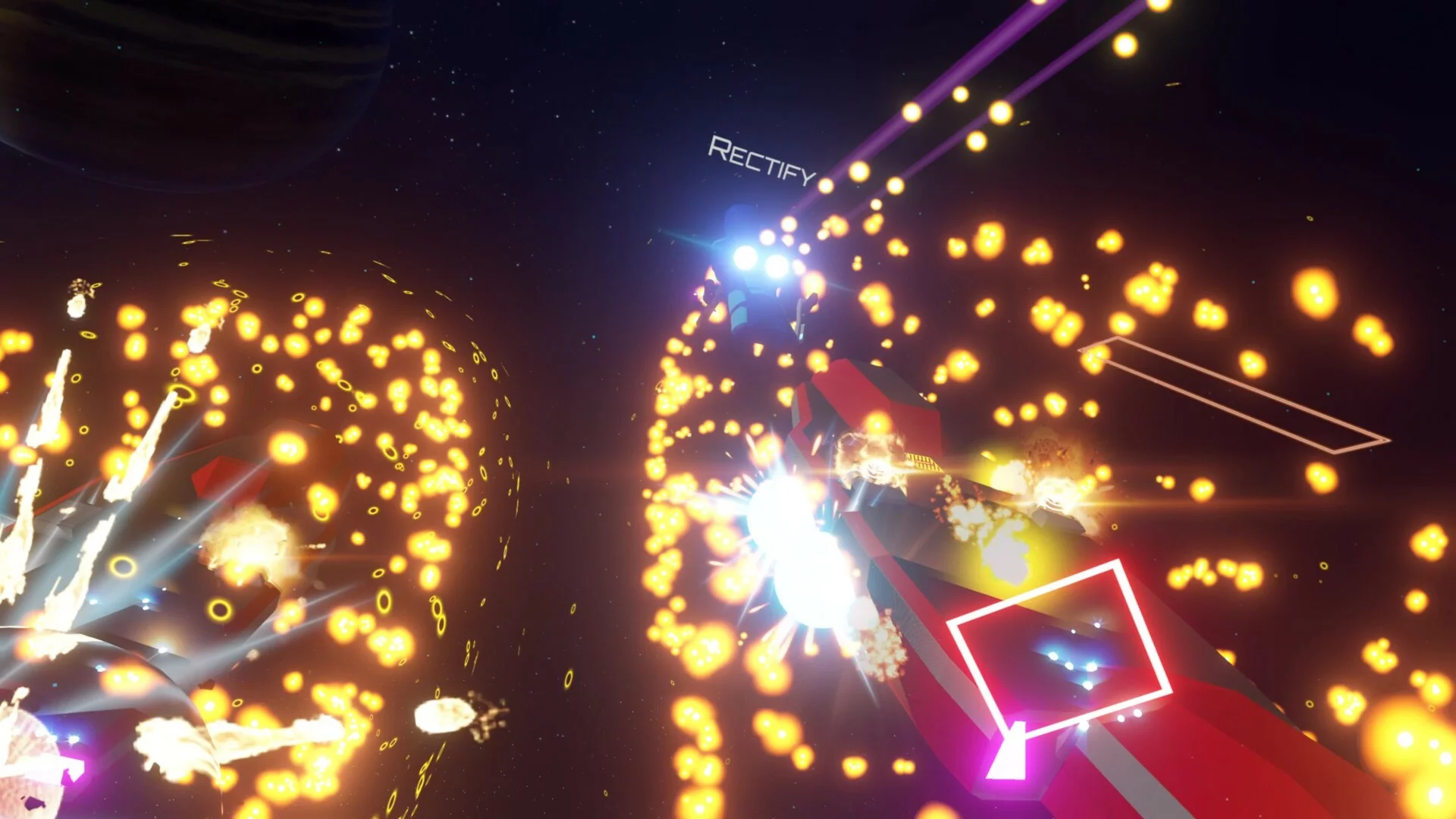 Изображение игры: Orbital Strike VR
