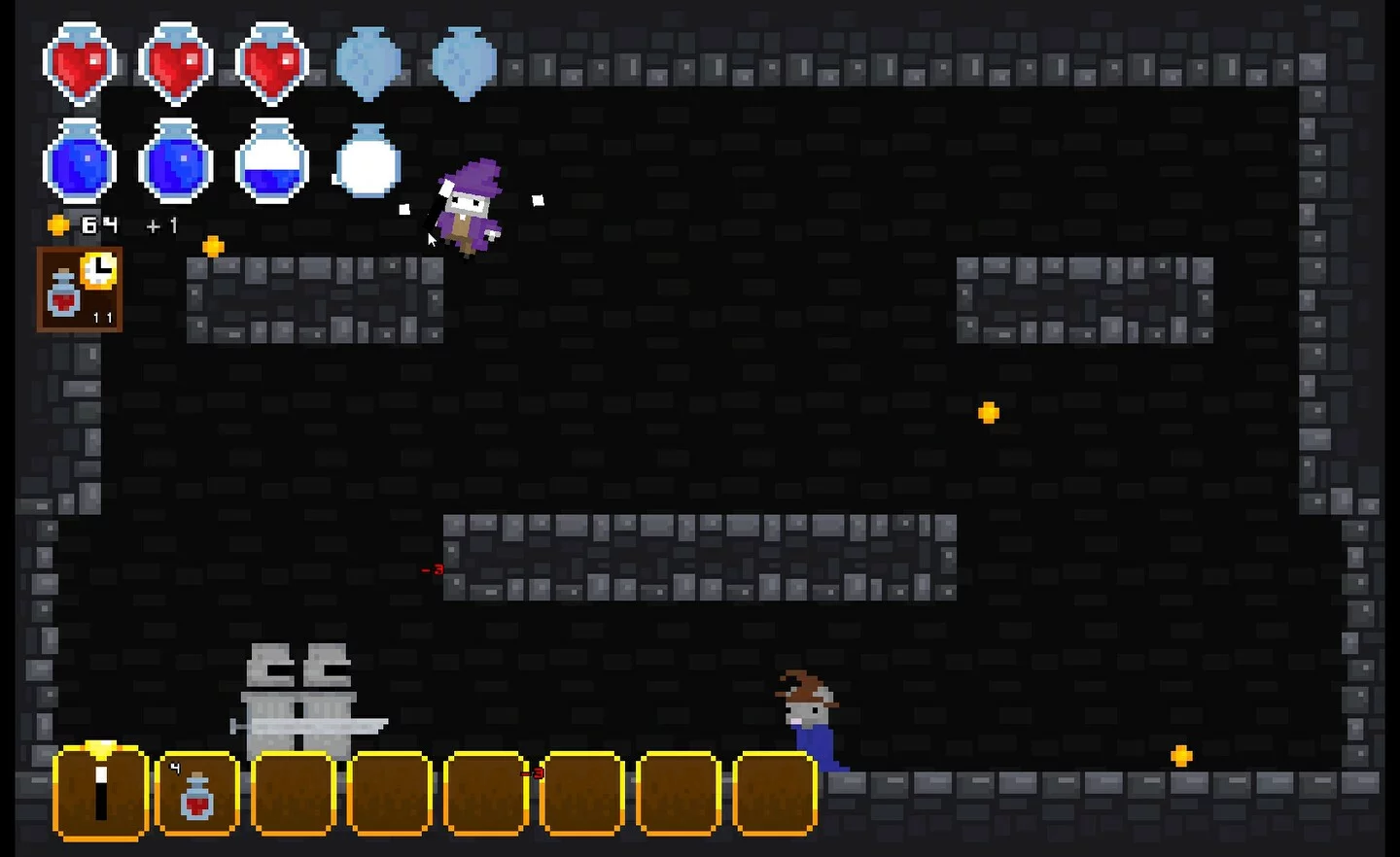 Изображение игры: Wacky Wizarding Dungeon