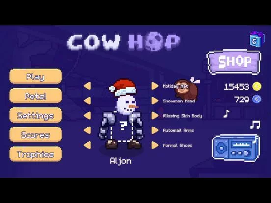 Изображение игры: Cowhop