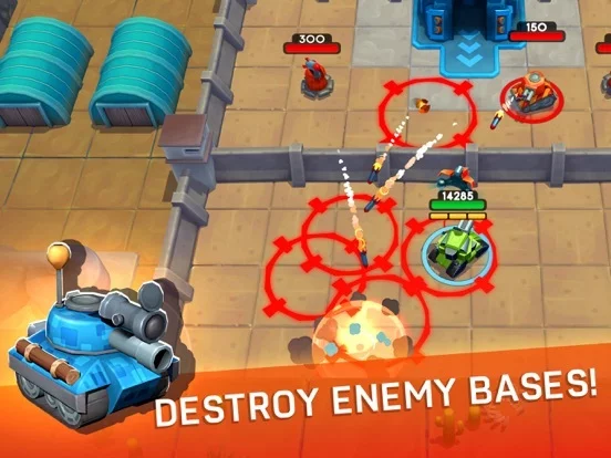 Изображение игры: Tankhalla: Tank arcade game