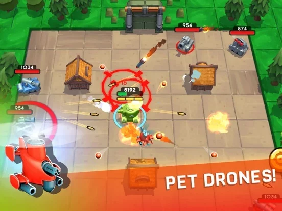 Изображение игры: Tankhalla: Tank arcade game