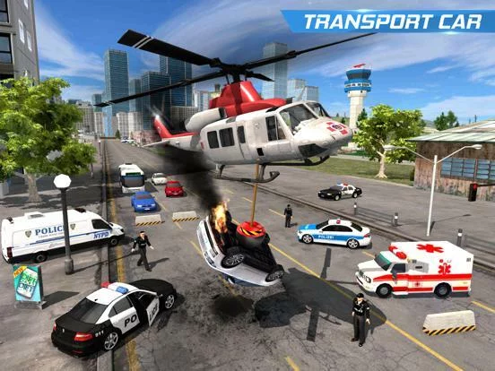 Изображение игры: Helicopter Flight Pilot Sim