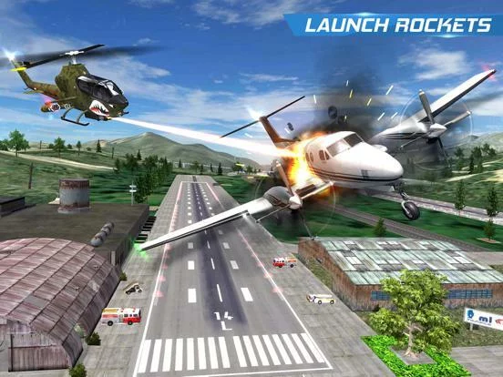Изображение игры: Helicopter Flight Pilot Sim