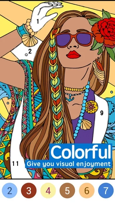 Изображение игры: Paint Color-Coloring by Number