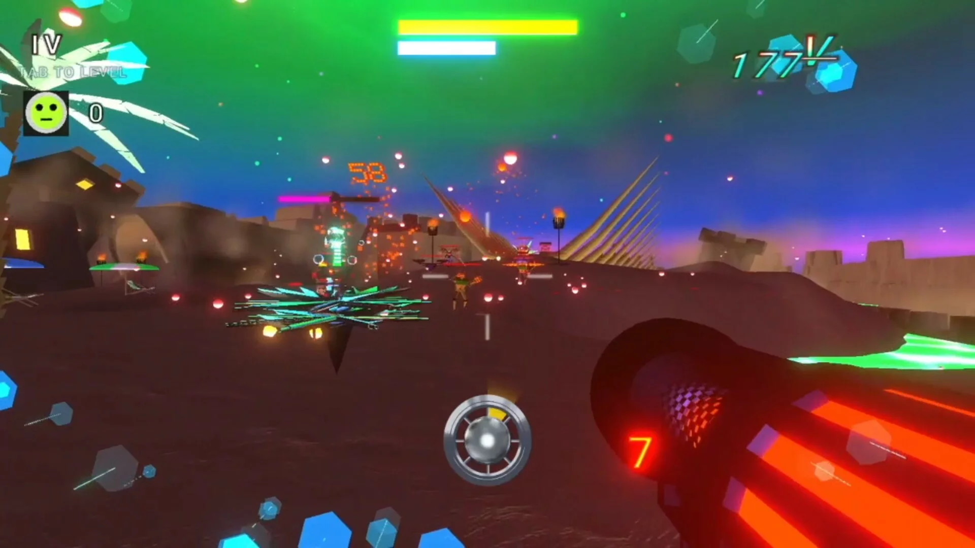 Изображение игры: POLY SYNTH GUNNER