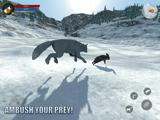 Изображение игры: Arctic Wolf Survival Simulator