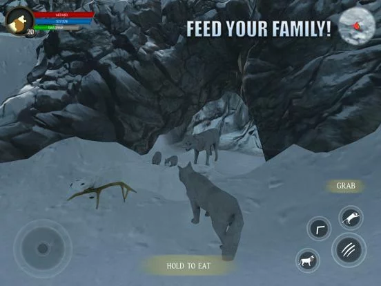 Изображение игры: Arctic Wolf Survival Simulator