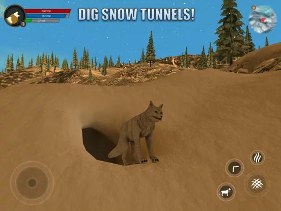 Изображение игры: Arctic Wolf Survival Simulator