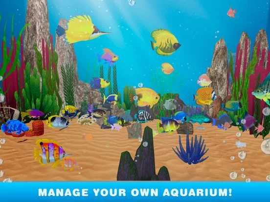 Изображение игры: My Virtual Fish Tank Simulator: Aquarium 3D
