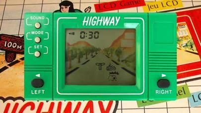 Изображение игры: Highway LCD Retro game