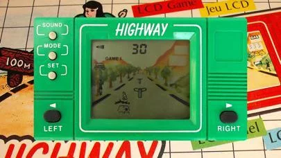 Изображение игры: Highway LCD Retro game