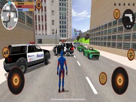 Изображение игры: Flying Spider Stickman hero