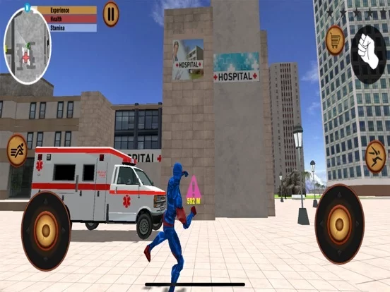 Изображение игры: Flying Spider Stickman hero