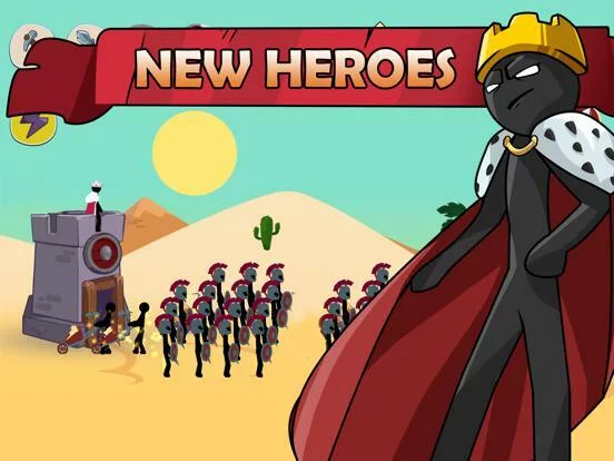 Изображение игры: Stickman War Legend of Stick