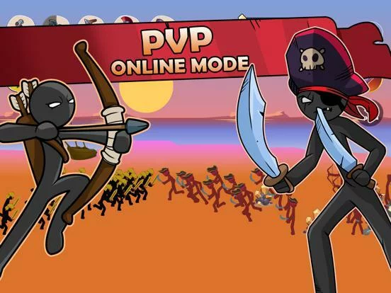 Изображение игры: Stickman War Legend of Stick