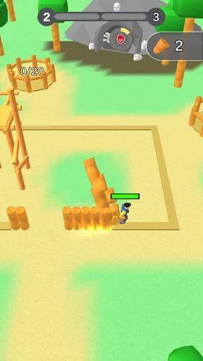 Изображение игры: Lumbercraft
