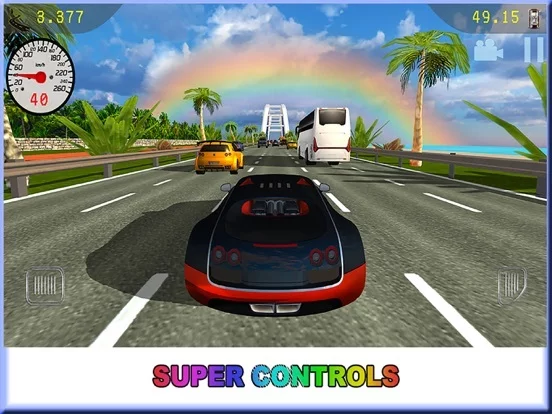 Изображение игры: Car Racing: Traffic Goals