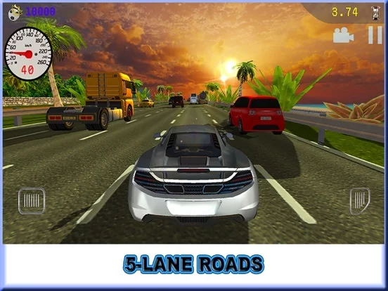 Изображение игры: Car Racing: Traffic Goals