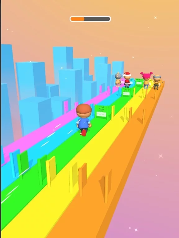 Изображение игры: ABC Runner: Perfect Race 3D