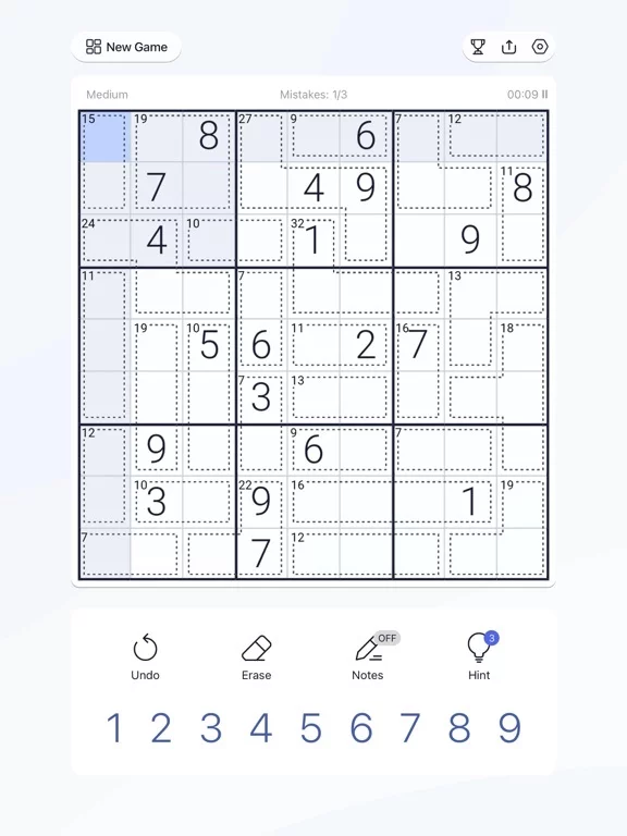 Изображение игры: Killer Sudoku - Puzzle Games