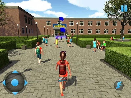 Изображение игры: Virtual school life simulator