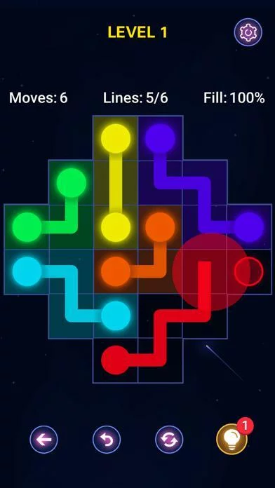 Изображение игры: Light Connect Puzzle